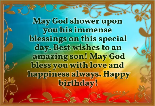 Father Birthday Wishes To Son