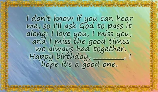 Happy Birthday To My Angel In Heaven