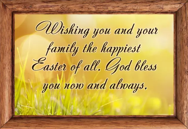 Easter Goodwill Message Easter Goodwill Message