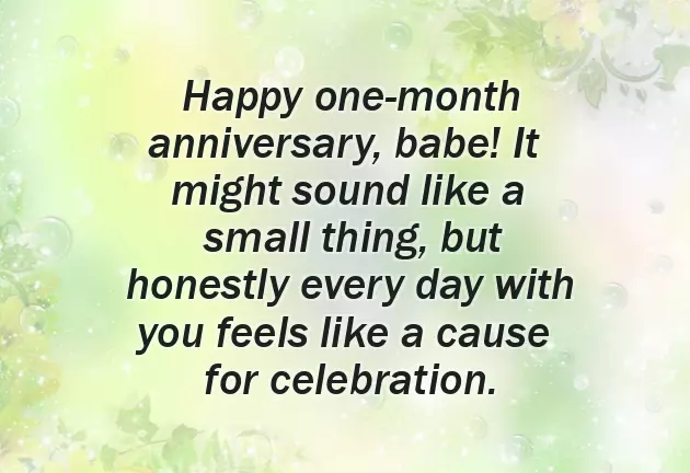 Happy 1St Month Anniversary Happy 1St Month Anniversary