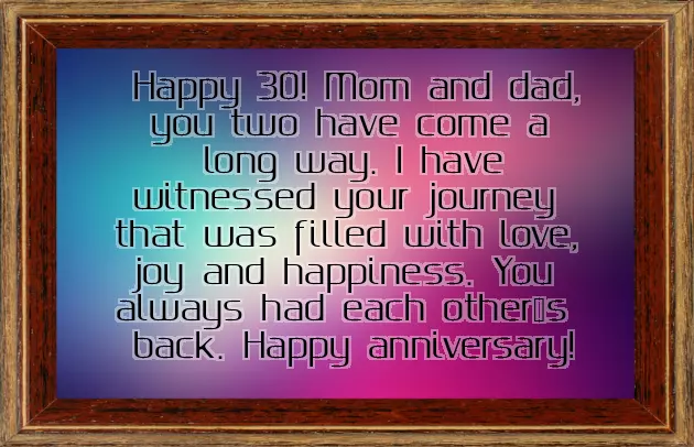 Happy Anniversary To My Wonderful Parents