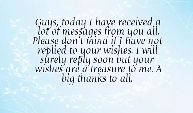 Text To Thank Friends For Birthday Wishes