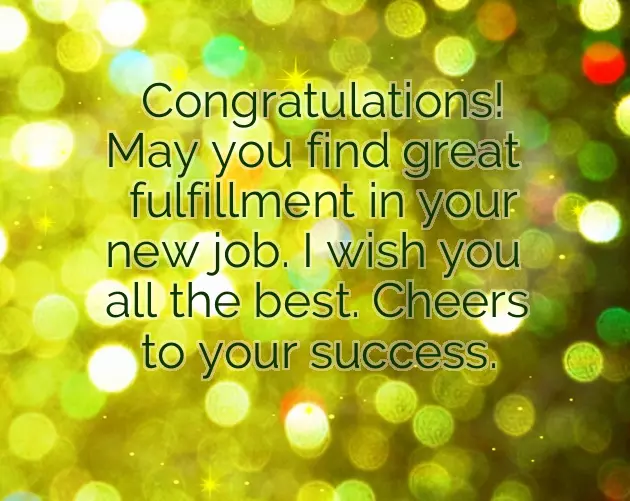 Wishes On Getting Job