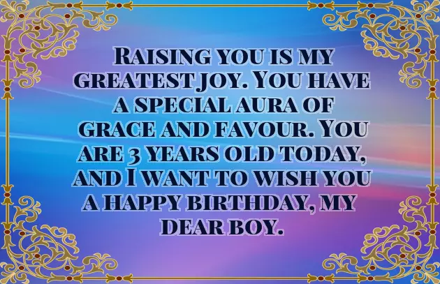 Birthday Wish To 3 Year Old Son Birthday Wish To 3 Year Old Son