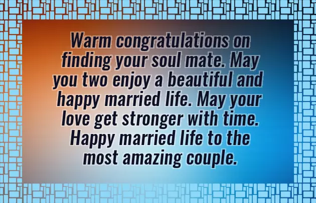 Married Life Congratulations Quotes Married Life Congratulations Quotes