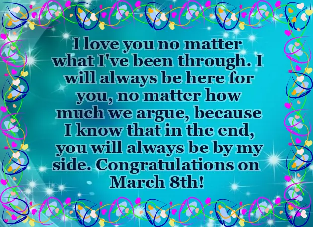 Happy 8Th Of March Congratulations