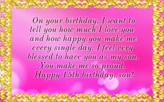 15Th Birthday Wishes For Niece