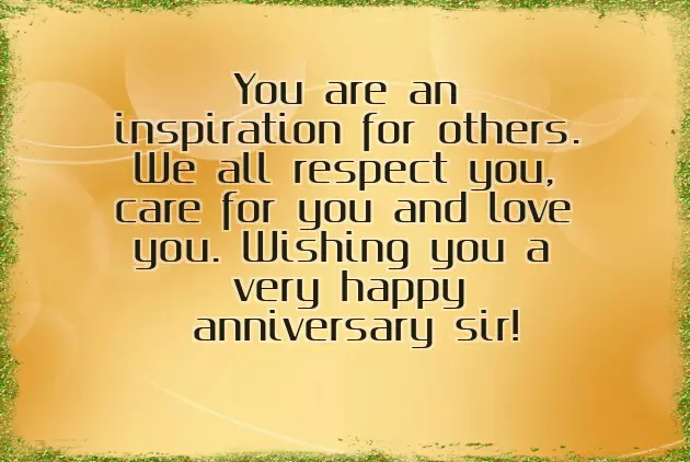 Congratulations For Work Anniversary Message