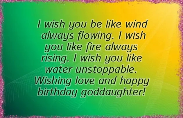 Birthday Wishes Goddaughter Birthday Wishes Goddaughter