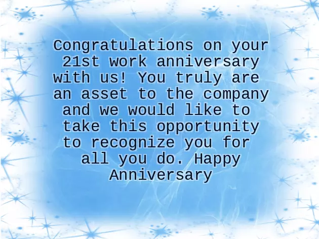 21 Year Anniversary Quotes