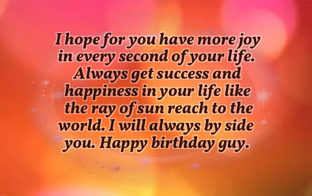Birthday Wishes For Best Friend Male