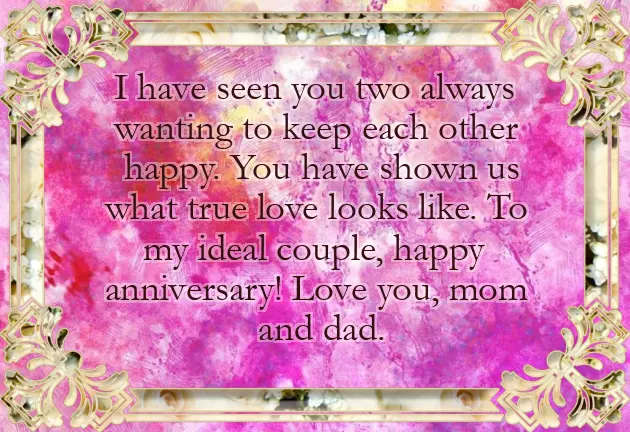 Happy Marriage Anniversary To Your Mom And Dad