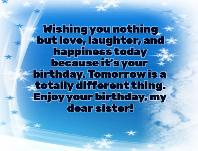 Some Lines For Sister On Her Birthday Some Lines For Sister On Her Birthday