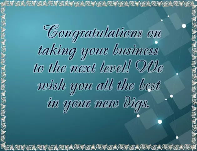 Congrats For New Business Congrats For New Business
