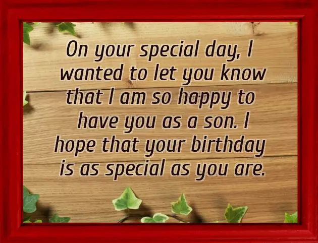 Happy Birthday Wishes For Lovely Son