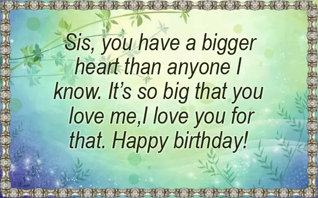 Good Quotes For Sister Birthday