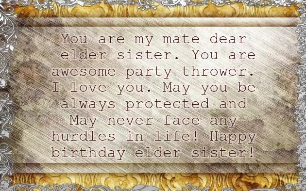 Happy Birthday To My Big Sister Happy Birthday To My Big Sister