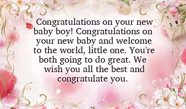Many Congratulations For Baby Boy Many Congratulations For Baby Boy
