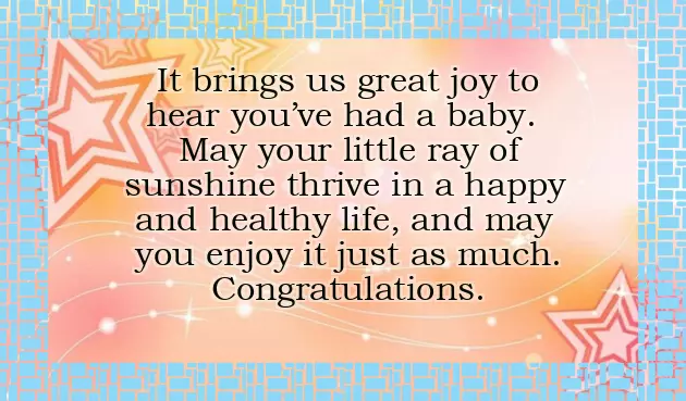 Happy Baby Born Greeting Happy Baby Born Greeting