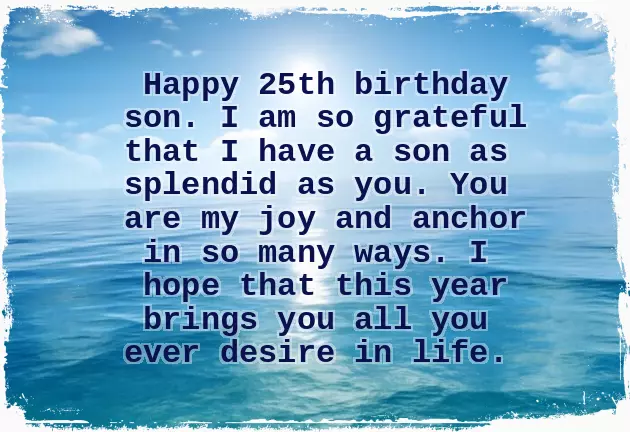 Birthday Greetings For Son From Dad