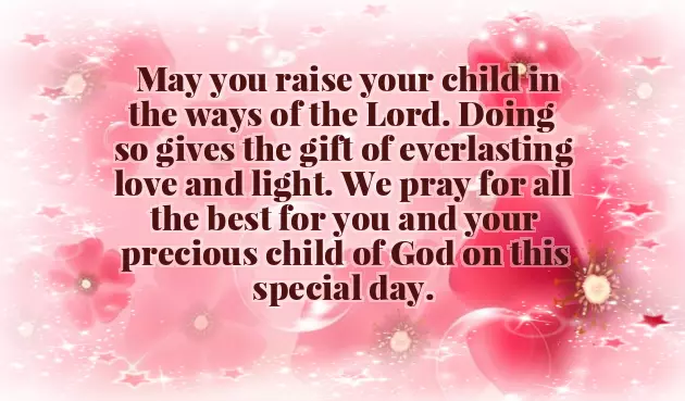 Blessing Message For Baby Boy