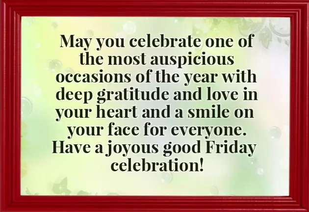 Wish You Happy Good Friday