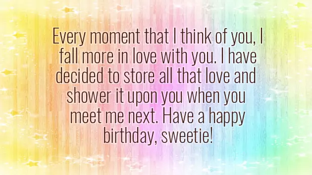 Advance Happy Birthday Wishes For Boyfriend