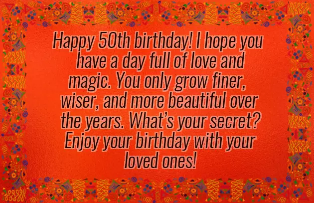 Happy Birthday Wishes For 50 Years Old Man Happy Birthday Wishes For 50 Years Old Man