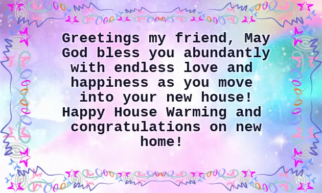 Congratulations On New Home Messages