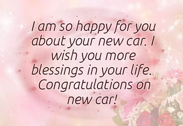 Congratulations For The New Car Congratulations For The New Car
