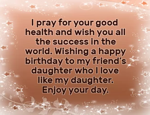 Birthday Wishes To My Friend Daughter Birthday Wishes To My Friend Daughter