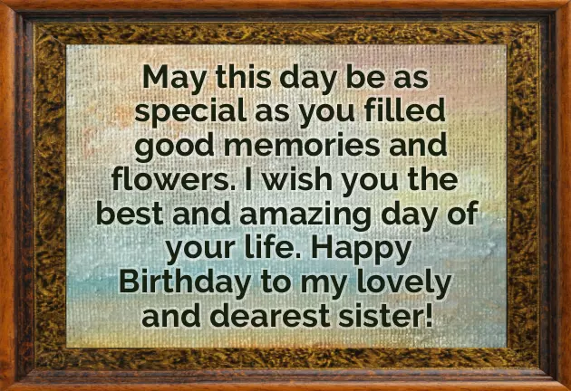 Birthday Messages For Sister Birthday Messages For Sister