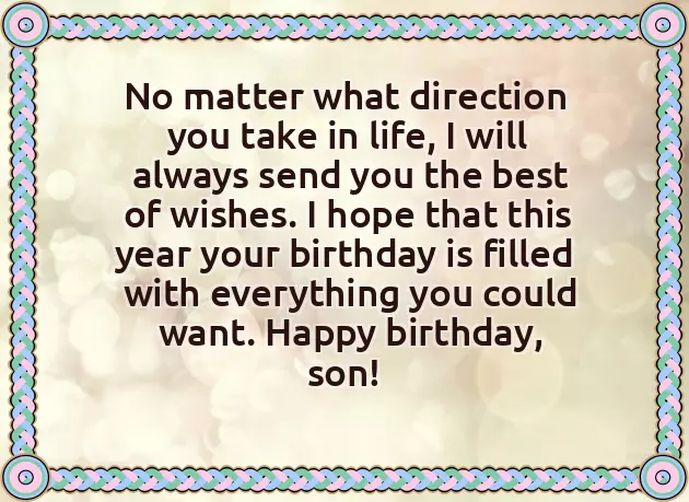 Best Wishes For Little Boy