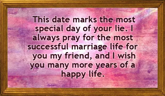 1St Marriage Day Wishes