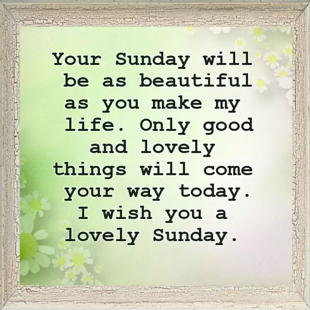 Sunday Good Morning Wishes
