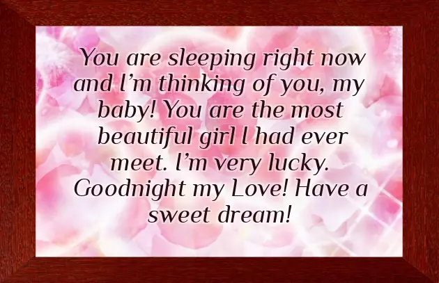 Good Night Msg For Girl