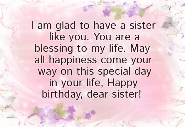 Sister Birthday Wishes Simple Sister Birthday Wishes Simple