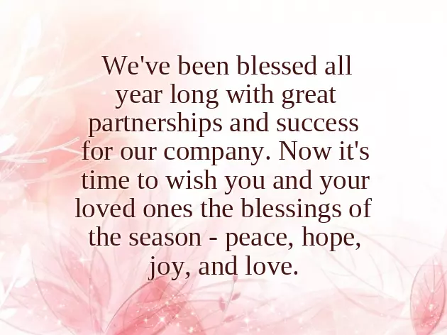 Business Christmas Messages