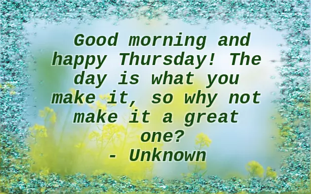 Good Morning Greetings Thursday Good Morning Greetings Thursday