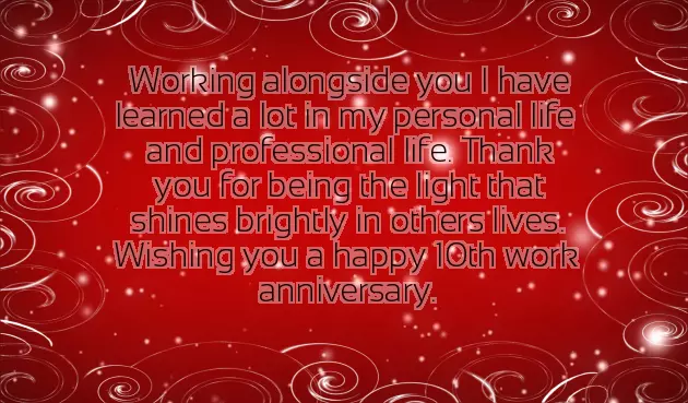 Congratulations 3 Year Work Anniversary