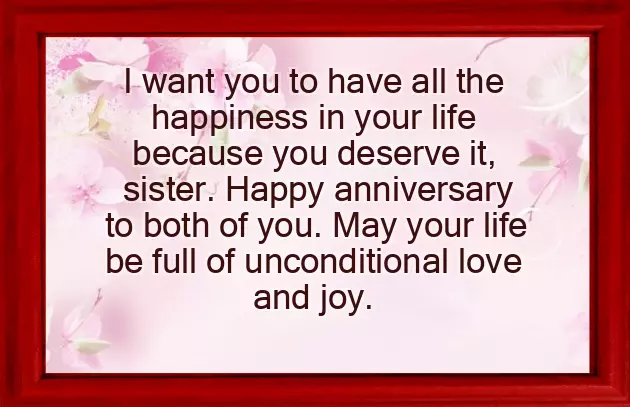My Sister Wedding Anniversary Wishes My Sister Wedding Anniversary Wishes