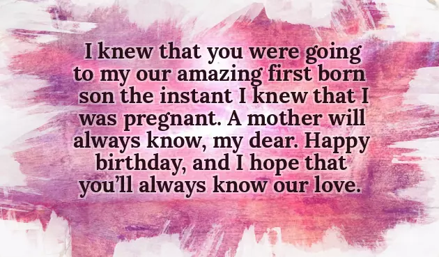 First Birthday Words For Son First Birthday Words For Son