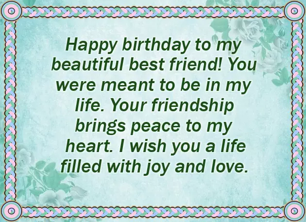 Wish Happy Birthday To Best Friend Girl