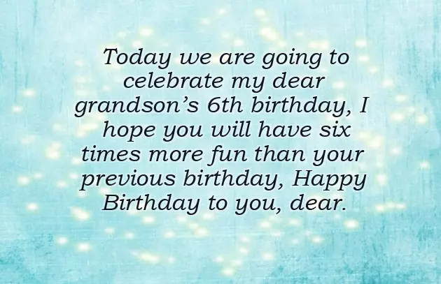 Birthday Wishes For Nephew 6 Year Old Birthday Wishes For Nephew 6 Year Old