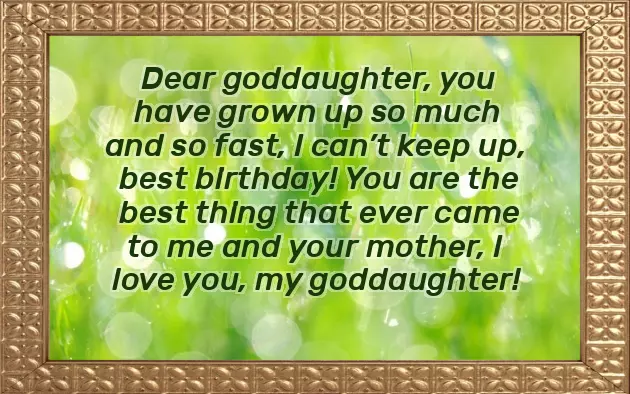 Happy Birthday Goddaughter Happy Birthday Goddaughter