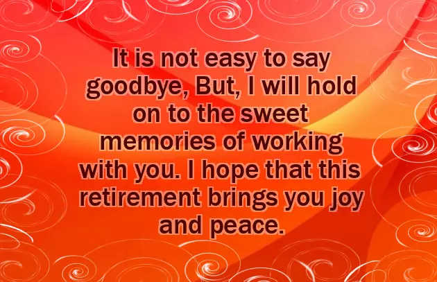 Retirement Text Message Retirement Text Message