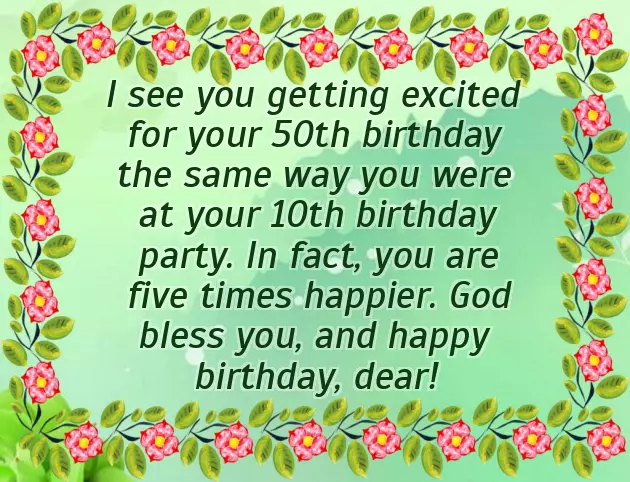 Happy Birthday Wishes For 50 Years Old Man Happy Birthday Wishes For 50 Years Old Man