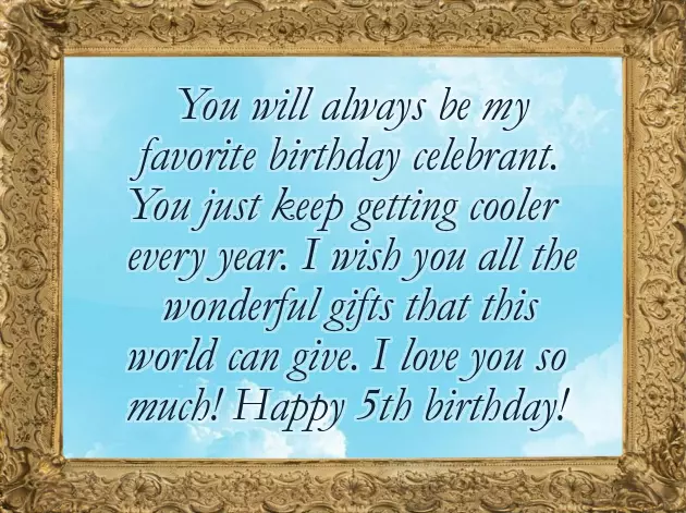 Happy Birthday To 5 Year Old Son Happy Birthday To 5 Year Old Son