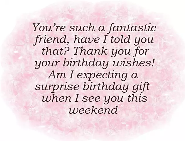 Thank You Quotes For Birthday Greetings