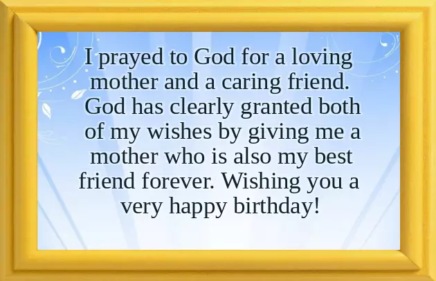 Birthday Wishes For Mum From Daughter